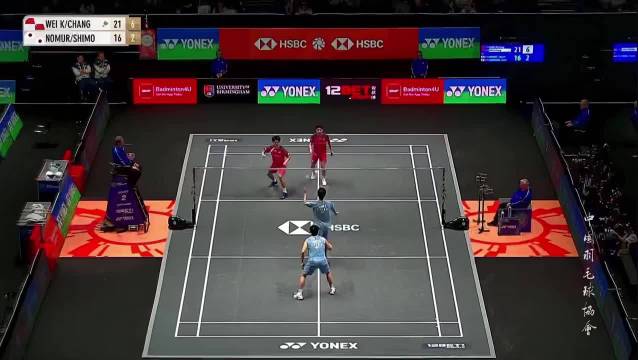 全英赛梁伟铿王昶0比2负因陀罗华金止步八强