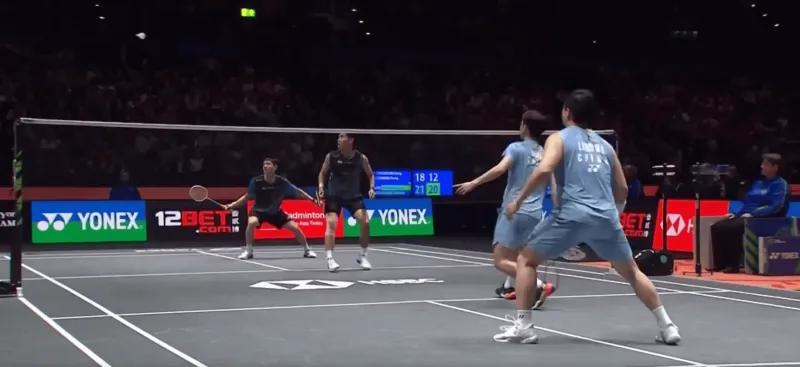 [流言板]梁王组合0-2不敌印尼组合因陀罗/华金,无缘全英赛男双4强