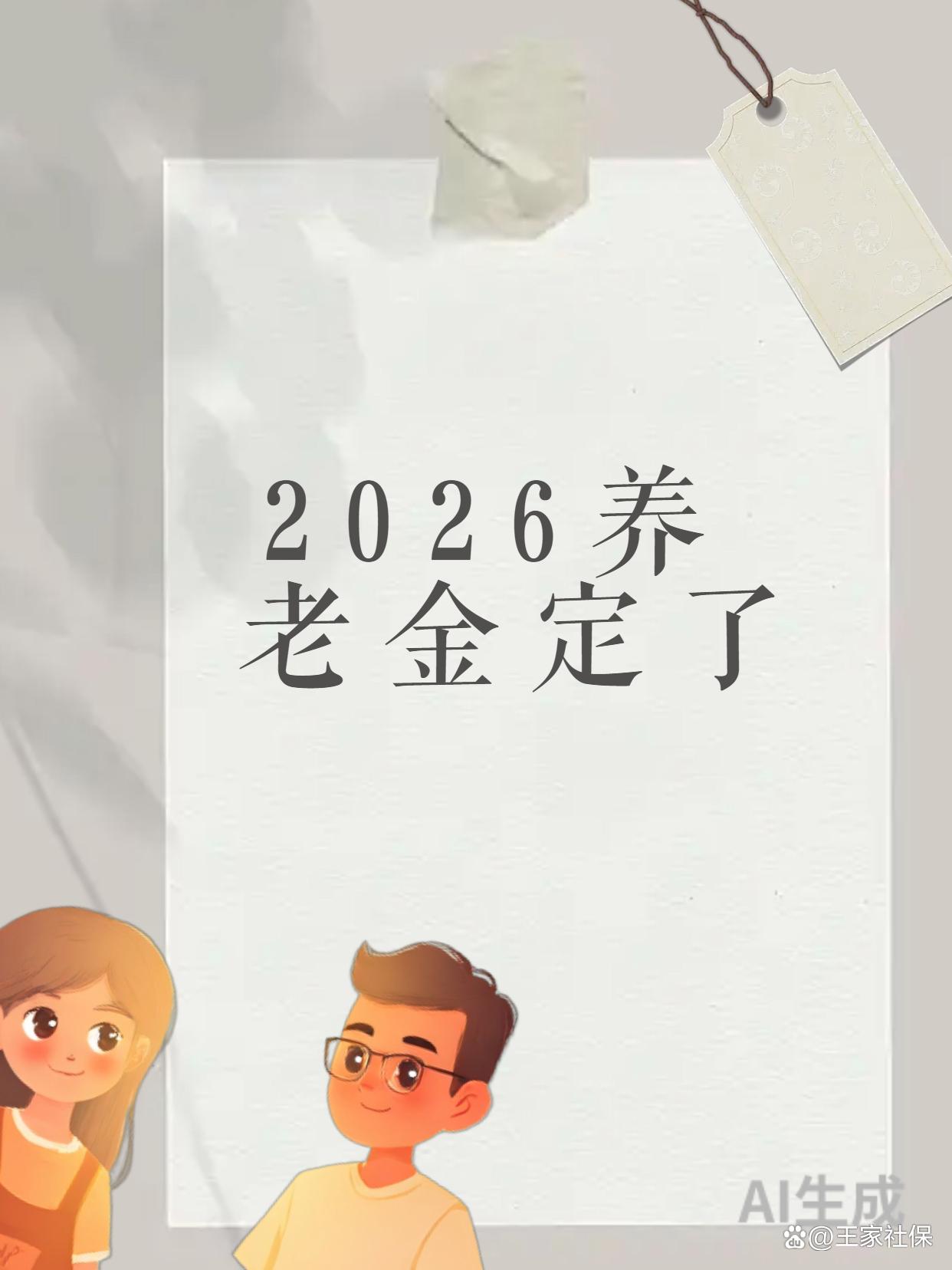 2026养老金方向定了!3种涨法+4类人多涨+5大资金来源,动态测算看明白(附自查)