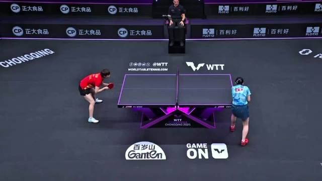 王曼昱2025重庆赛逆转张本美和，连得4分锁定胜局