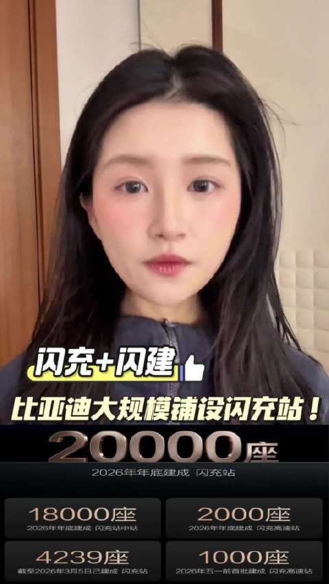 比亚迪五一前将建1000座闪充站，硬核技术树立行业标杆