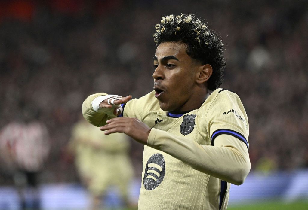 亚马尔本赛季36次各项赛事出场已经打进19球。