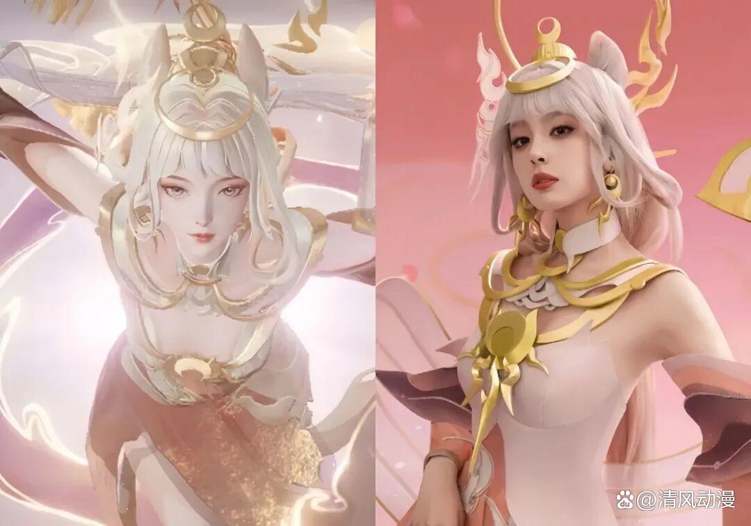 女明星cos王者荣耀谁最强?娜扎张予曦建模脸,关晓彤漫画腿好绝,赵丽颖的公孙离绝美!