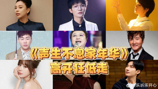 第三期高开狂低走，串烧式歌曲舞台剪辑混乱！ 《声生不息》