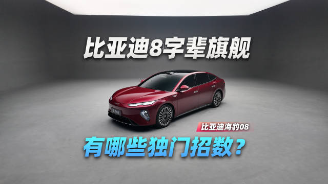 比亚迪 8字辈旗舰，有哪些独门招数？