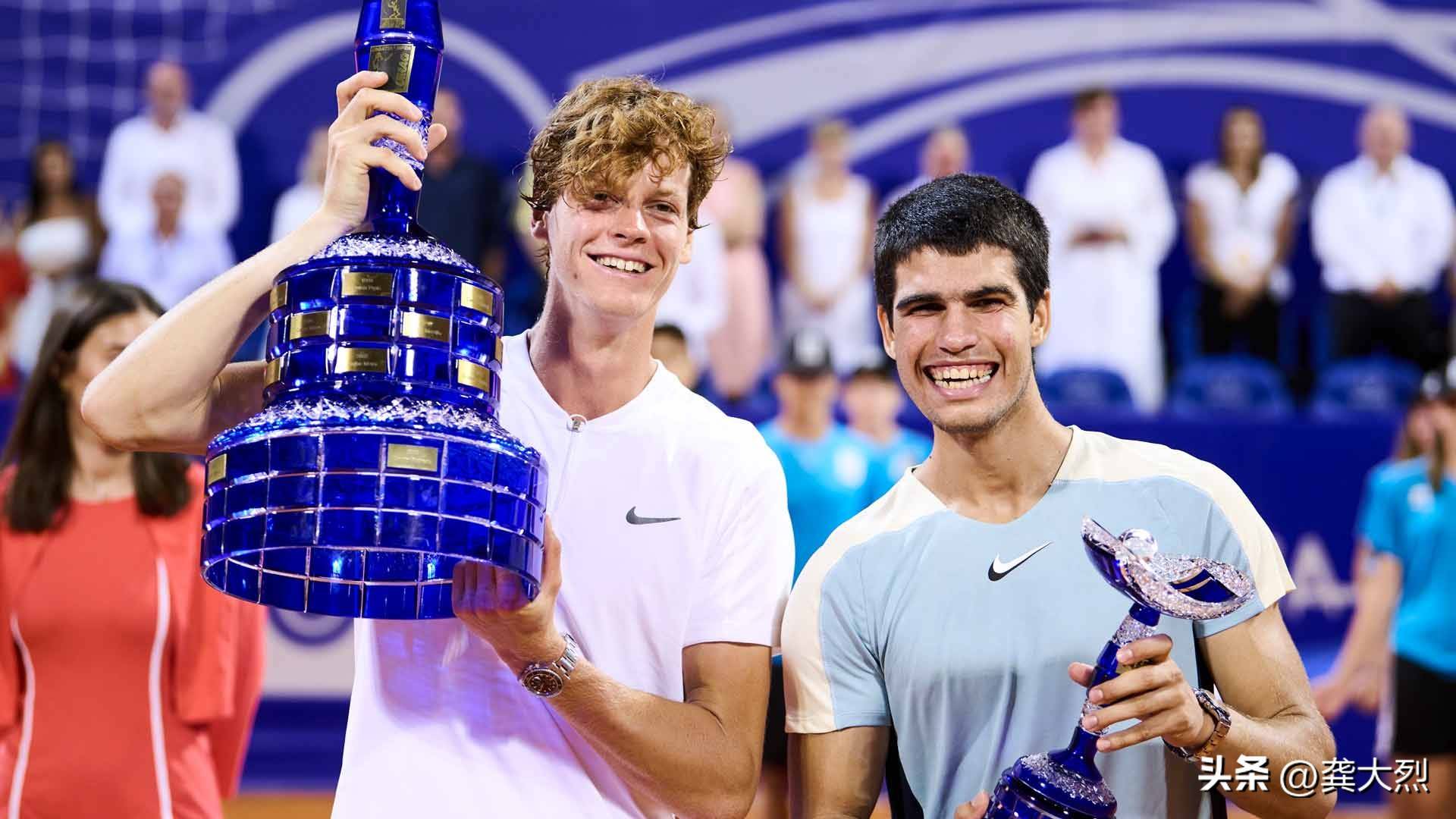 ATP宣告双子星时代,近2年7个大满贯,辛纳4个+阿卡3个