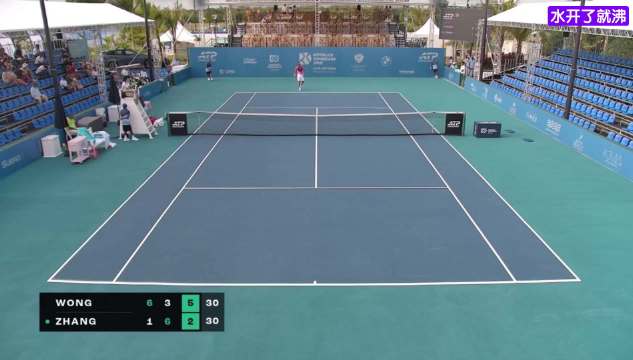 黄泽林发19记ACE胜张之臻，ATP挑战赛爆冷