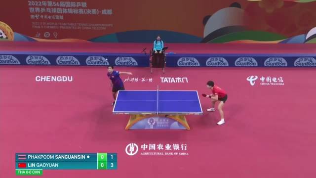 泰国选手礼貌又sorry地擦网！林高远：我真的会谢林高远扭头表示很无奈