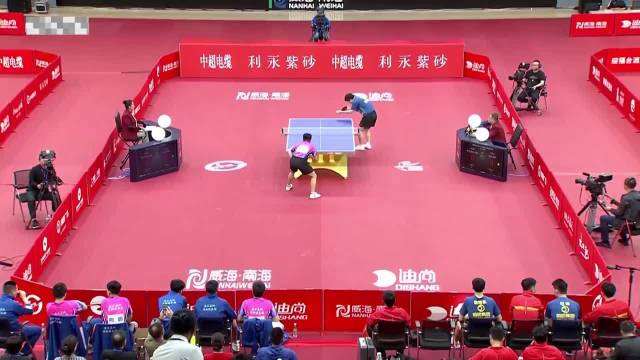 樊振东林诗栋对攻凶变直线引热议