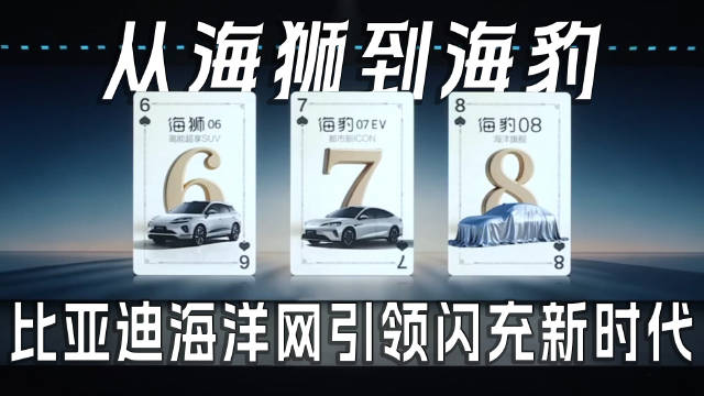 比亚迪海洋网三车齐发，标配闪充技术覆盖多元需求