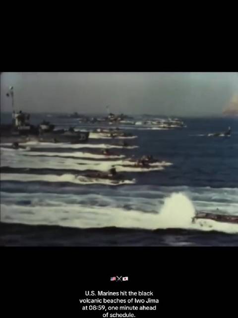二战硫磺岛登陆战记录片