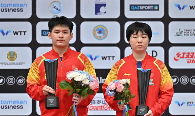 林诗栋蒯曼横扫混双决赛,3-0轻松夺冠