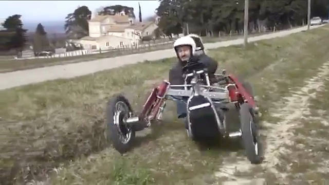 Swincar推出全地形电动车e-Spider，钟摆设计保持垂直