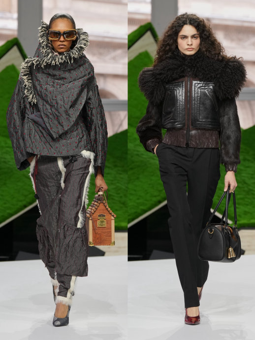 刘亦菲和周冬雨在巴黎时装周晚宴上的合照具体是什么场景？