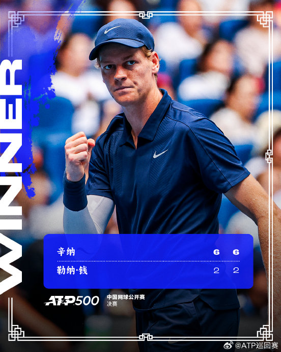 辛纳下一轮将对阵美国选手勒纳·钱，两人之前交手记录如何？