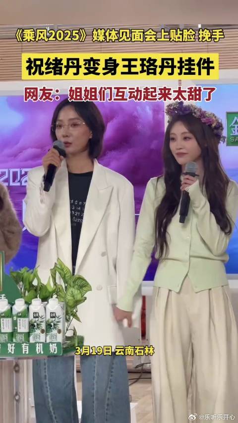 祝绪丹变身王珞丹挂件 乘风2025 王珞丹 祝绪丹