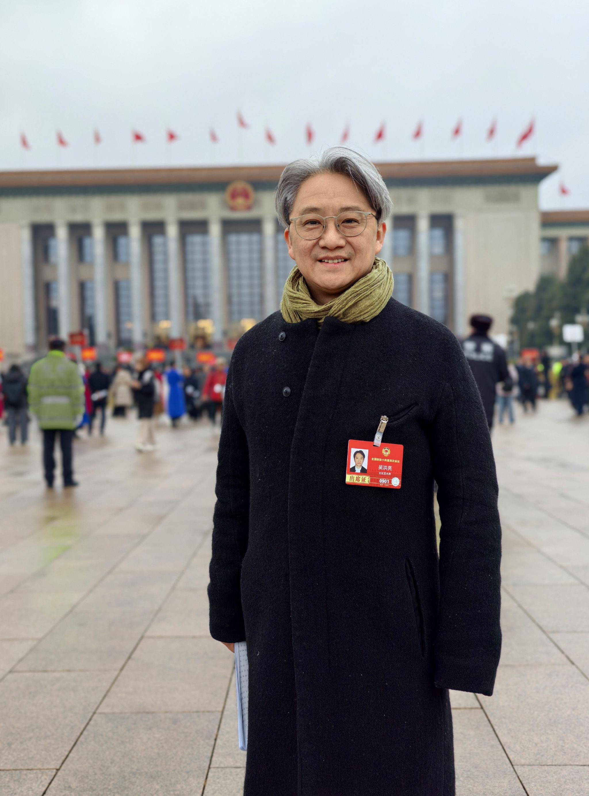 全國政協委員、北京畫院院長吳洪亮。受訪者供圖