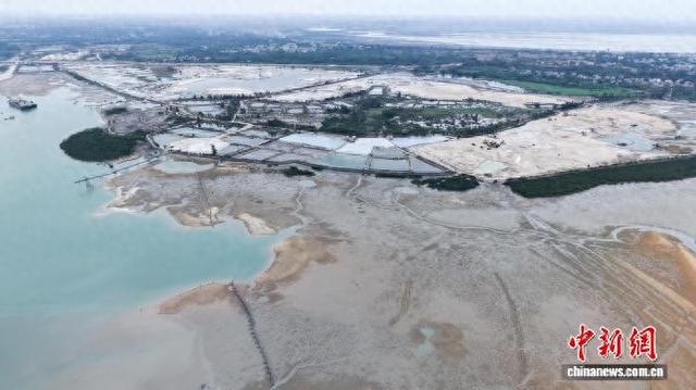 北海铁山东港区沙尾作业区航拍图。农金斗 摄