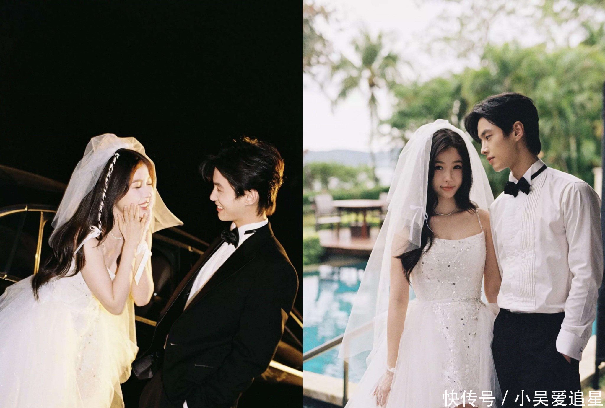 虞书欣何与婚纱照甜度出圈，默契互动尽显满格CP感