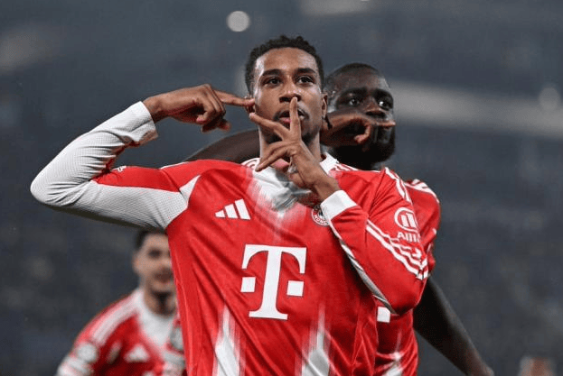 欧冠：拜仁6-1狂胜亚特兰大阿方索・戴维斯伤退痛哭离场