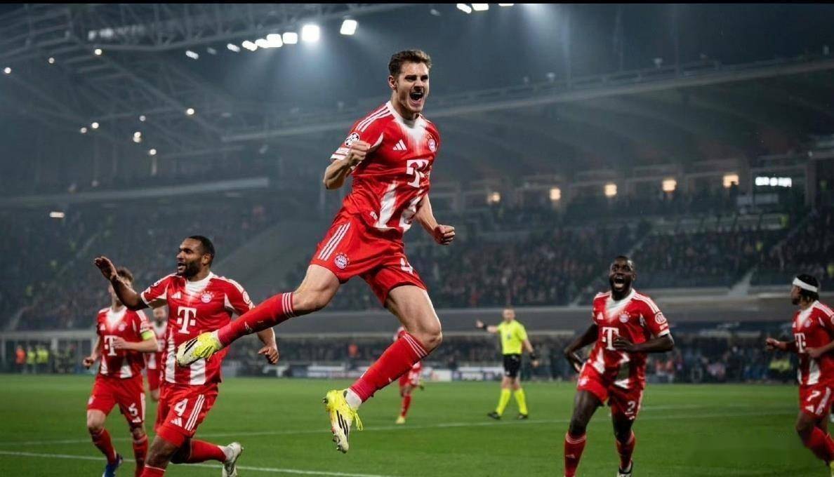 欧冠疯狂夜！67分钟灌6球！拜仁客场制造惨案，6-1大胜亚特兰大！