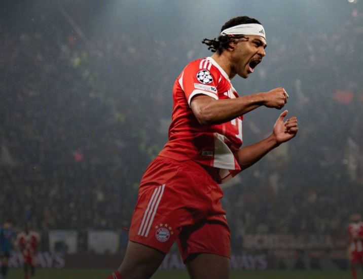 独享五大联赛第一!奥利塞独造3球,拜仁欧冠造6-1惨案剑指八强|亚特兰大|大联赛|奥利塞|拜仁|格纳布里|欧冠半决赛