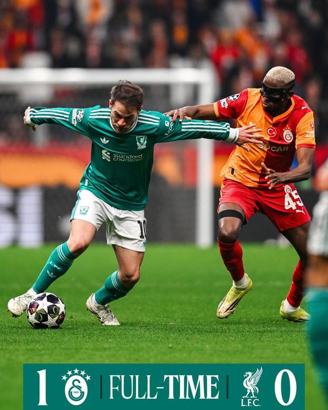 1平3负，利物浦欧冠4次客战加拉塔萨雷未尝一胜