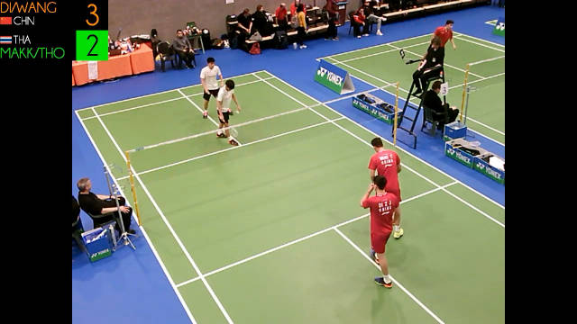 王昶邸子健荷兰青年赛2比0胜泰国组合