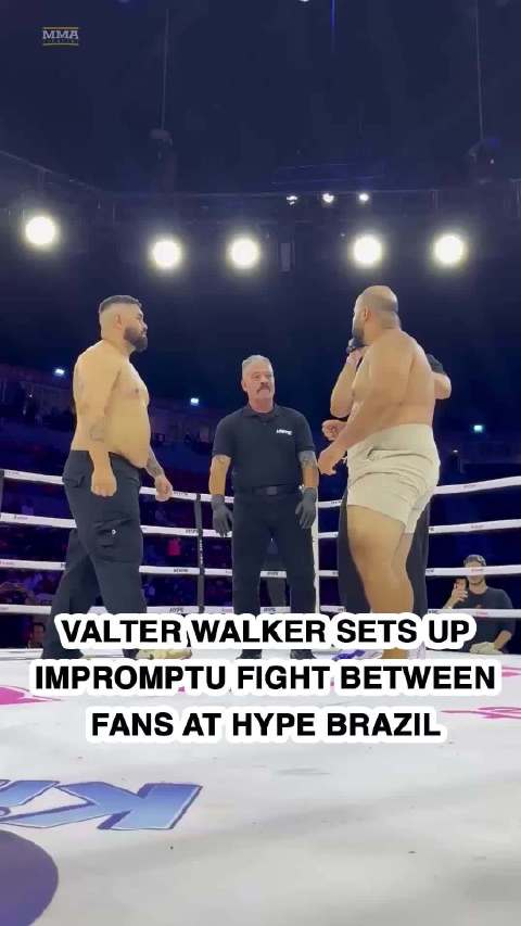 瓦尔特·沃克在Hype Brazil赛事邀粉丝擂台裸拳对战
