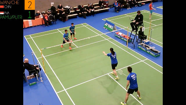 2019年荷兰青年羽毛球国际赛混双1/32赛