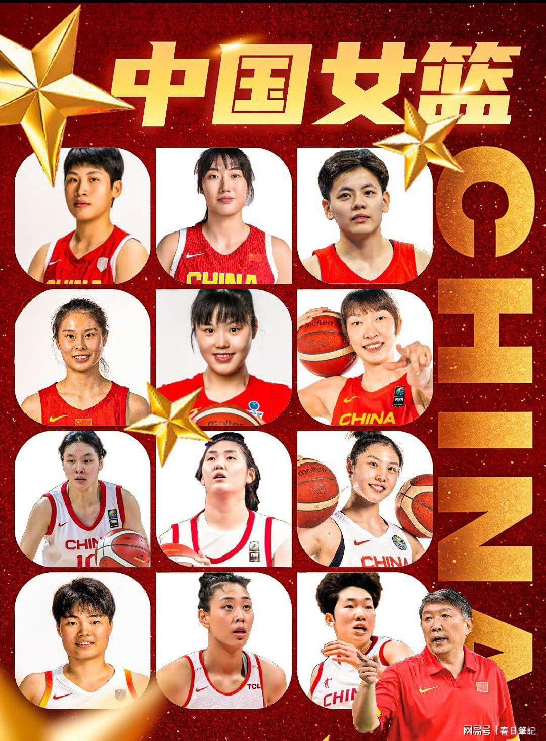 中国女篮公布大名单:杨舒予任队长，王思雨韩旭领衔，刘禹彤无缘