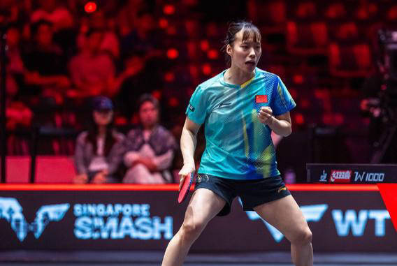 3比0横扫对手！00后女单天才石洵瑶火力全开，完虐张本美和