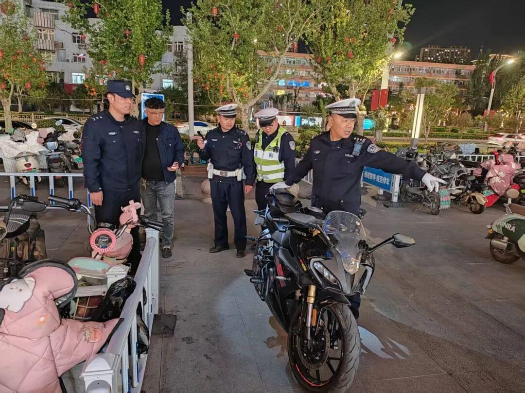 壹线直击｜菏泽牡丹区：摩托虽酷别 “炸街”！守护城市安宁夜