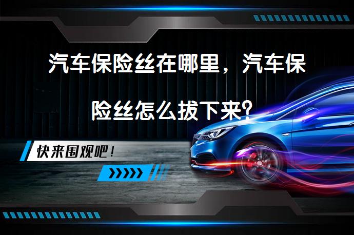 汽车保险丝在哪里，汽车保险丝怎么拔下来？