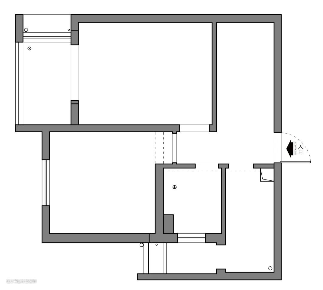 50平旧宅爆改两房，用日系奶油风打造理想家#原创案例#-住小帮