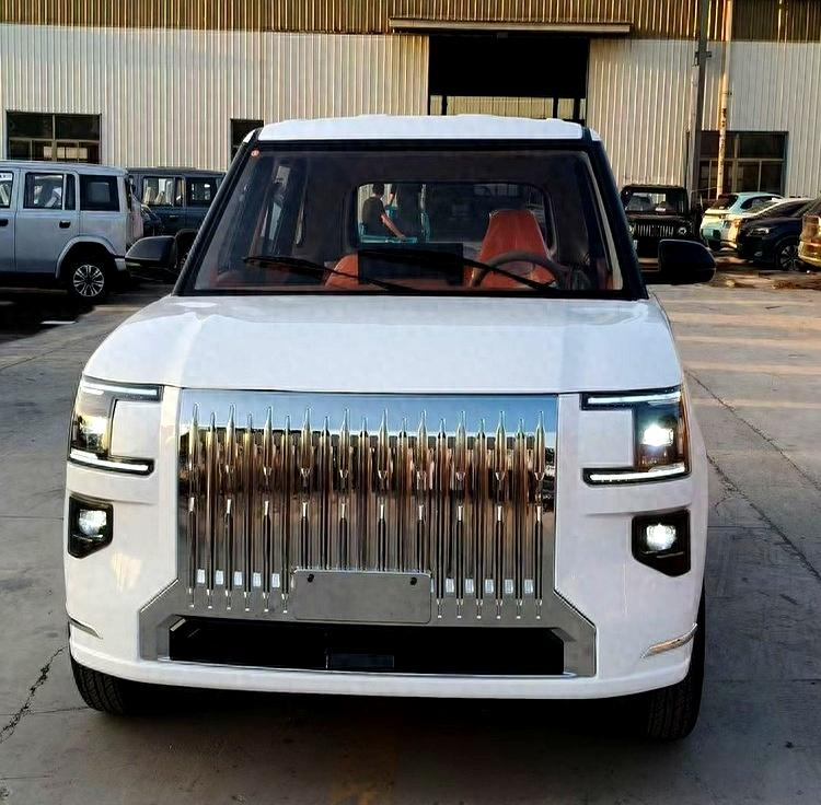 高仿极氪9X现身,老年代步车真假难辨,相似度惊人