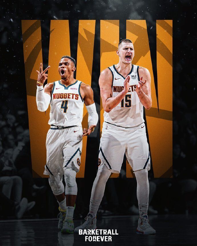 掘金双巨同场三双创十纪录：约基奇破15000分 威少渐入佳境冲冠