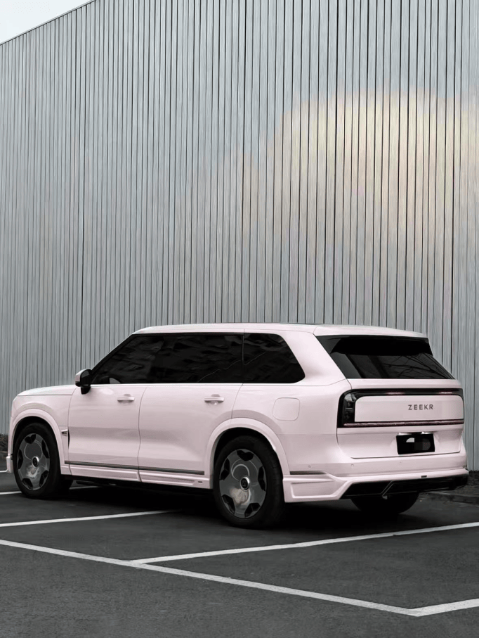 粉色极氪9X还是太权威了！