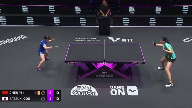 陈熠3比4惜败大藤沙月止步八强