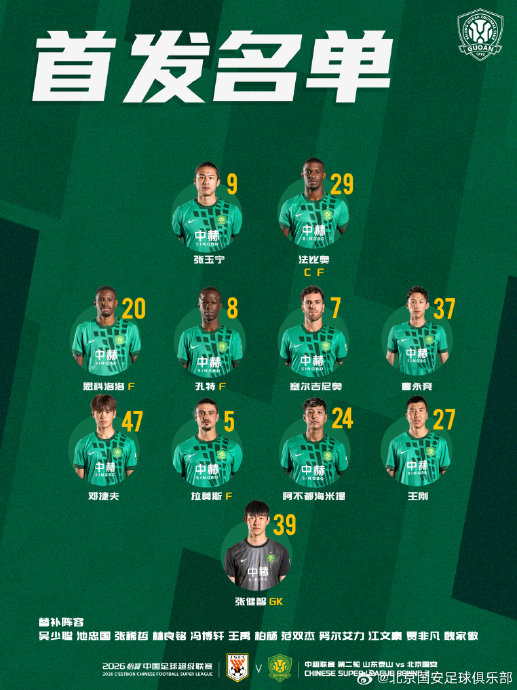 中超第二轮泰山vs国安在即，裁判争议与16岁新星首秀成焦点