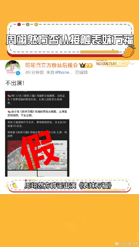 周翊然 表妹万福