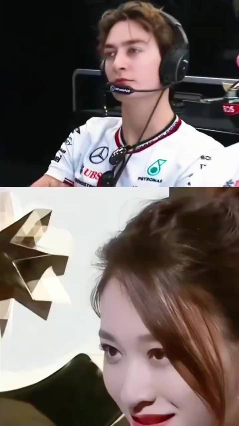 李小冉优雅亮相F1中国大奖赛，冷白皮清冷气质吸睛