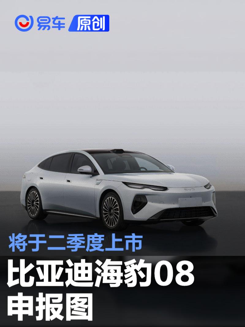 比亚迪海豹08申报图 将于二季度上市