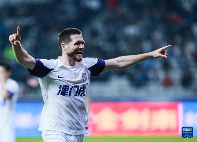足球——中超：天津津门虎胜深圳新鹏城