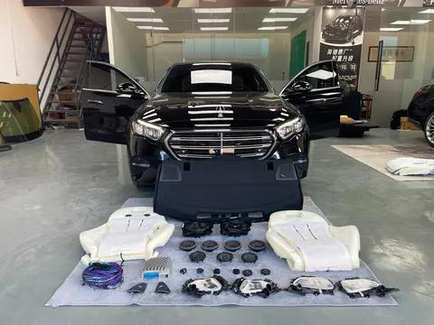 奔驰2025款E300L升级4D柏林之声音响,打造成移动音乐厅体验