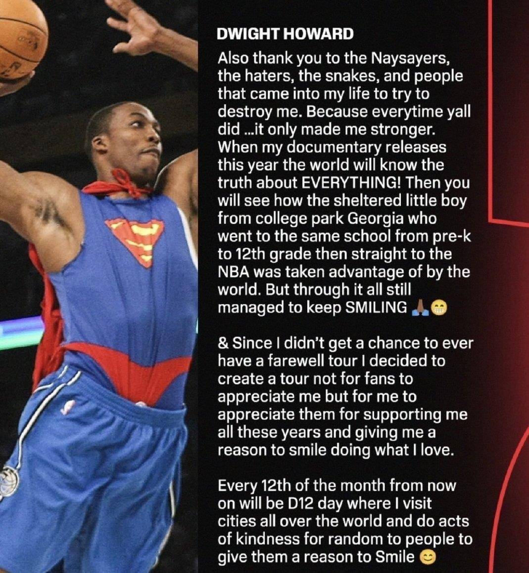 是篮球先放弃了我!40岁霍华德含泪退役,撕下超人标签,背后是20年荣光与背叛