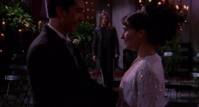 原来最体面的爱 是祝你幸福，瑞秋还是去了Ross的婚礼 但她选择了祝福