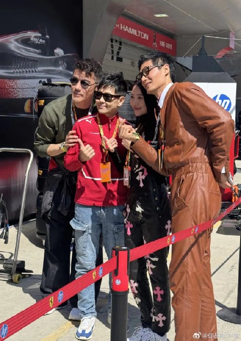 林志颖牵爱妻现身F1，被赞冻龄状态背后的坚持与热爱