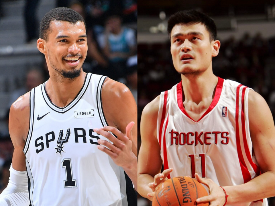 165分57板19帽！文班近5战数据比肩姚明：我还想拿MVP和DPOY