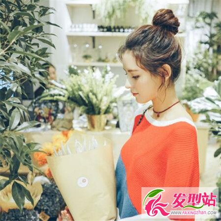 丸子头扎发 可爱得没话说 时尚发型教程